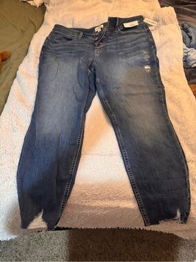 Maurices Super Skinny Ankle Jeans - Dark Wash Blue